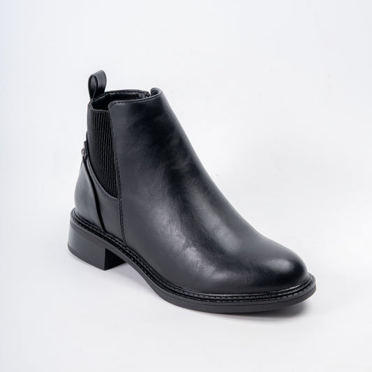 Urban Ease - Black Casual Boots