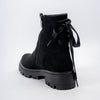 Ribbon Step - Black Ankle Boots