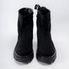 Ribbon Step - Black Ankle Boots