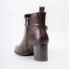Elegance Step - Coffee Ankle Boots