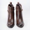 Elegance Step - Coffee Ankle Boots