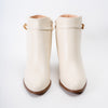 Winter Charm - White Ankle Boots