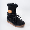 Winter Luxe - Black Casual Fur Boots