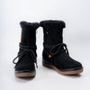 Winter Luxe - Black Casual Fur Boots