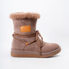 Winter Luxe - Khaki Casual Fur Boots