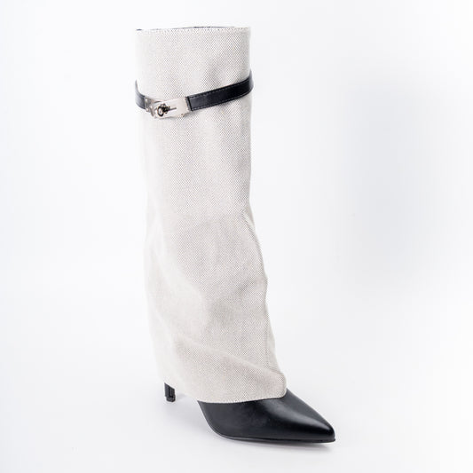 Elite Wrap - Black Heel Boots