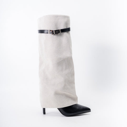 Elite Wrap - Black Heel Boots