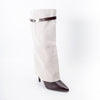 Elite Wrap - Coffee Heel Boots