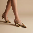 Aurum Criss Royale - Gold Casual Slingback