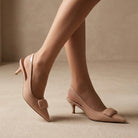 Gilded Vine - Beige Casual Slingback