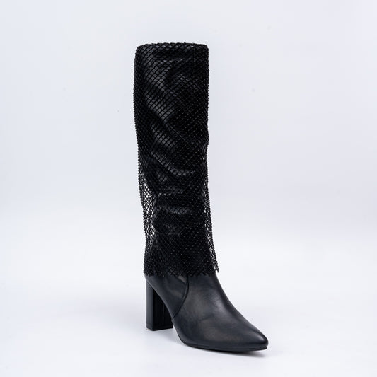 Not Your Average - Black Partywear Boots