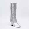 Not Your Average - Silver Partywear Boots