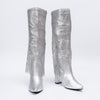Not Your Average - Silver Partywear Boots