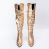 Boot Up Babe - Gold Partywear Boots