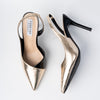Don’t Talk To Me - Gold Partywear Heels