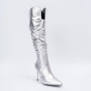 Boot Up Babe - Silver Partywear Boots