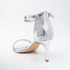 Shine On - Silver Pencil Heel Sandals