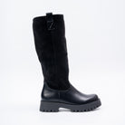 Sole Rebels - Black Casual Calf Length Boots