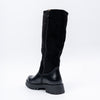 Sole Rebels - Black Casual Calf Length Boots