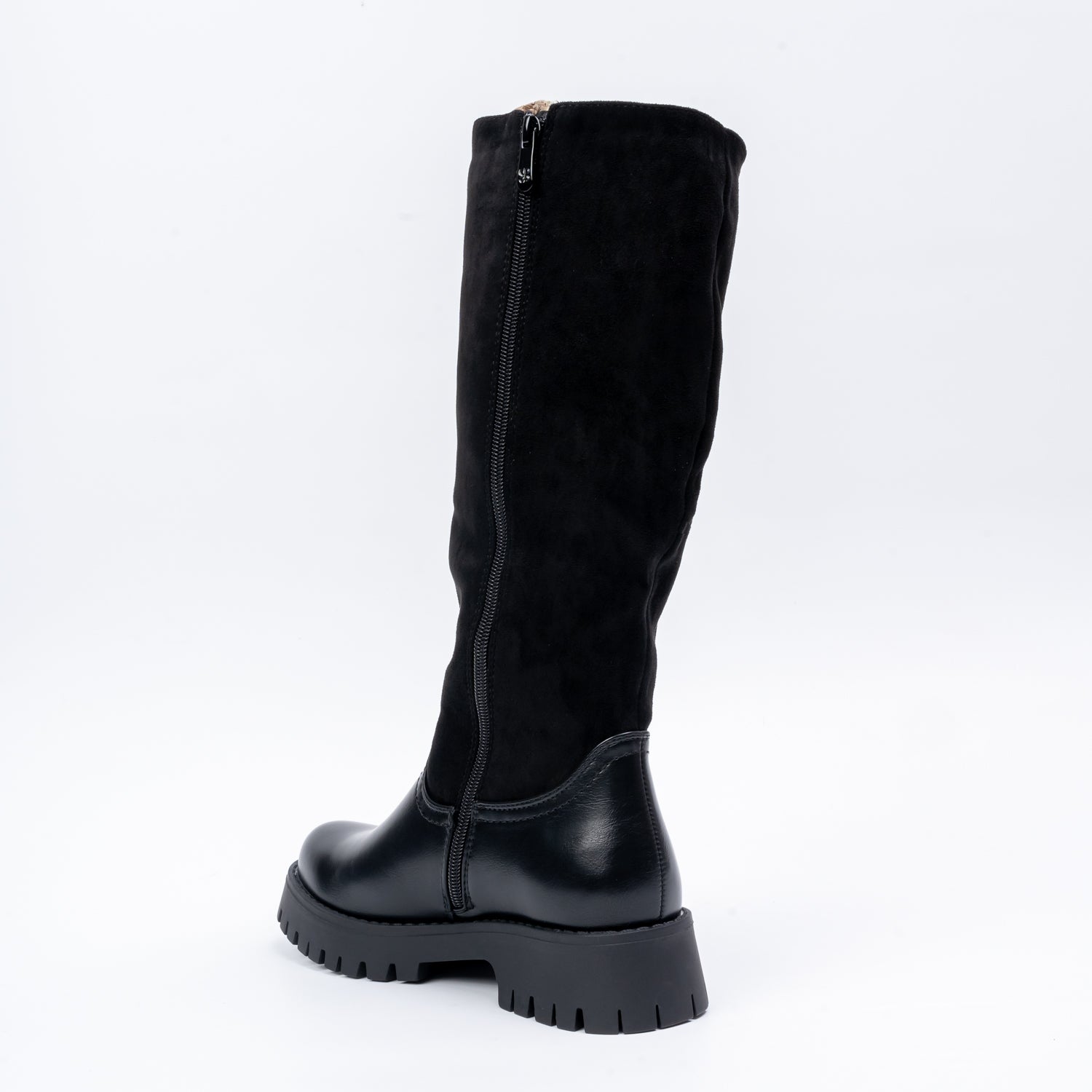 Sole Rebels - Black Casual Calf Length Boots - view 5