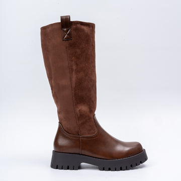 Sole Rebels - Brown Casual Calf Length Boots