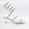 And I Moved On - Silver Partywear Heels