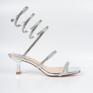 And I Moved On - Silver Partywear Heels