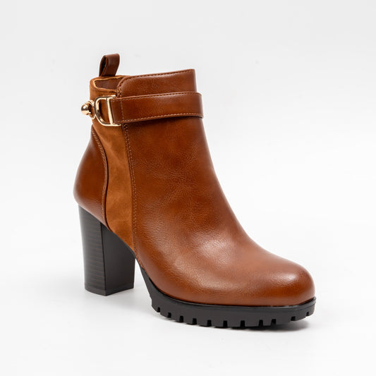 Noir Allure - Camel Casual Boots