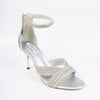Glittery Glam - Silver Partywear Pencil Heels