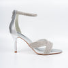 Glittery Glam - Silver Partywear Pencil Heels