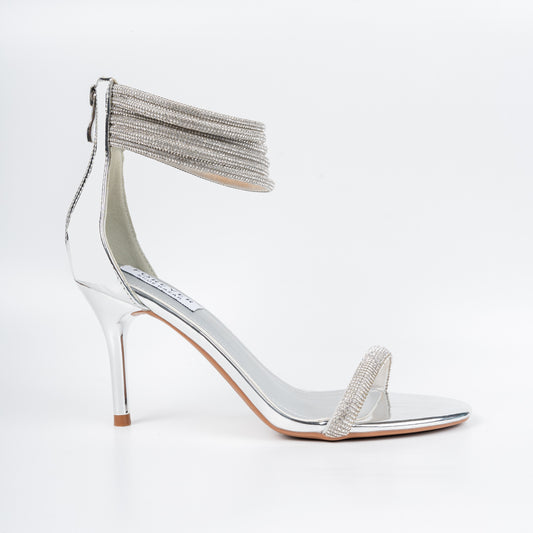 Not My Problem - Silver Partywear Heels