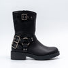 Daring Diva - Black Belted Boots