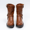 Daring Diva - Camel Belted Boots
