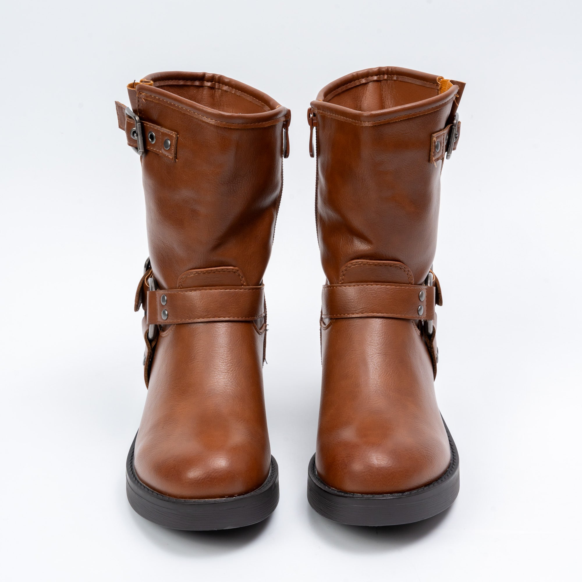 Daring Diva - Camel Belted Boots - view 3