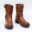 Daring Diva - Camel Belted Boots - view 4
