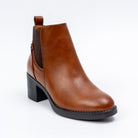 Monochrome Marvel - Camel Casual Boots - view 2