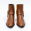 Opal Grace - Brown Modern Belted Boots
