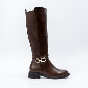 Runway Ready - Coffee Casual Boots