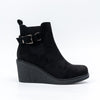 Timeless Wedge -Black Casual Boots