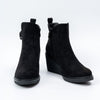 Timeless Wedge -Black Casual Boots