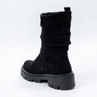 Gold Bear Charm - Black Suede Boots - view 5