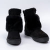 Brazilian Bliss - Black Faux Fur Boots