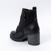 Midnight Terrain - Black Lace-Up Boots