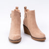 Timeless Wedge - Khaki Casual Boots