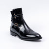 Never Fade - Black Patent Ankle Boots