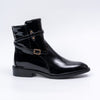 Never Fade - Black Patent Ankle Boots