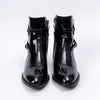 Never Fade - Black Patent Ankle Boots