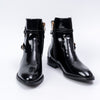 Never Fade - Black Patent Ankle Boots
