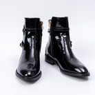 Never Fade - Black Patent Ankle Boots - view 4