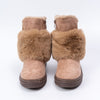 Brazilian Bliss - Khaki Faux Fur Boots